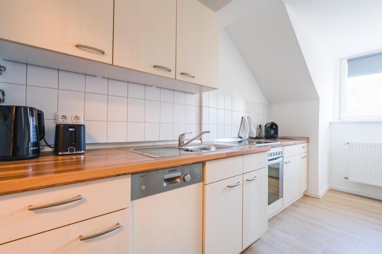 Zentral Gelegenes Premium-Apartment Mit Viel Tageslicht Hamburg-Harburg Exteriör bild